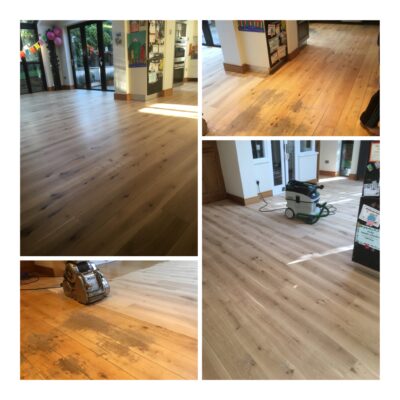 Engineered oak floor Restoration - ATF Flooring Manchester